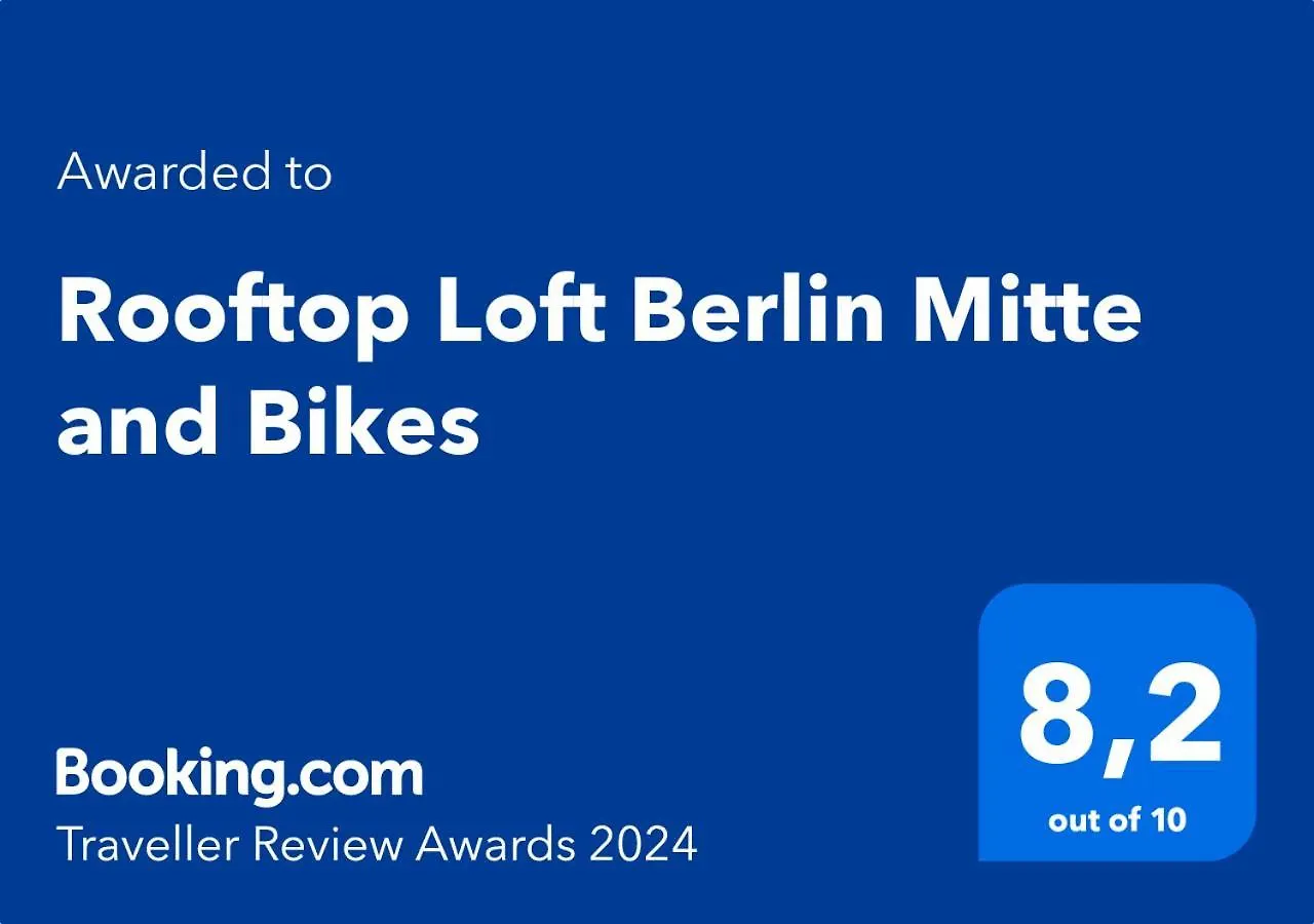 Rooftop Loft Berlin Mitte And Bikes Lägenhet
